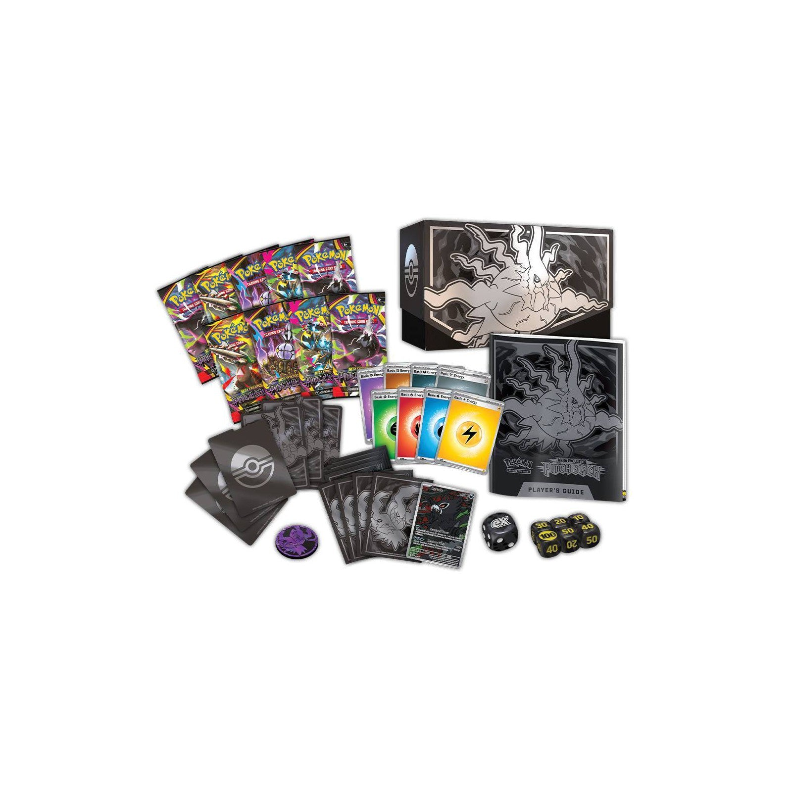 Pokemon Pitch Black Elite Trainer Box ETB packaging detail