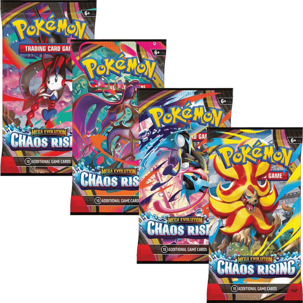 Pokemon Mega Evolution: Chaos Rising 6-Pack Booster Bundle
