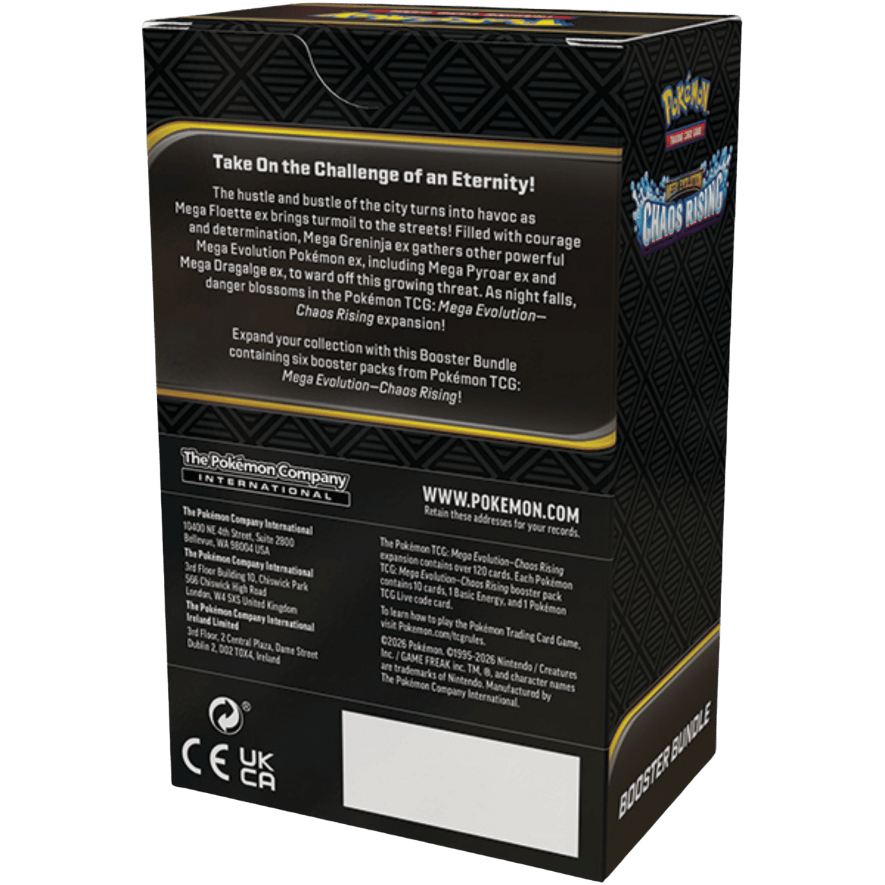 Pokemon Mega Evolution: Chaos Rising 6-Pack Booster Bundle