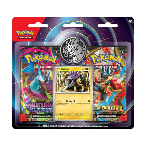 Pokemon TCG Raikou Two Pack Blister 2-Pack front product image