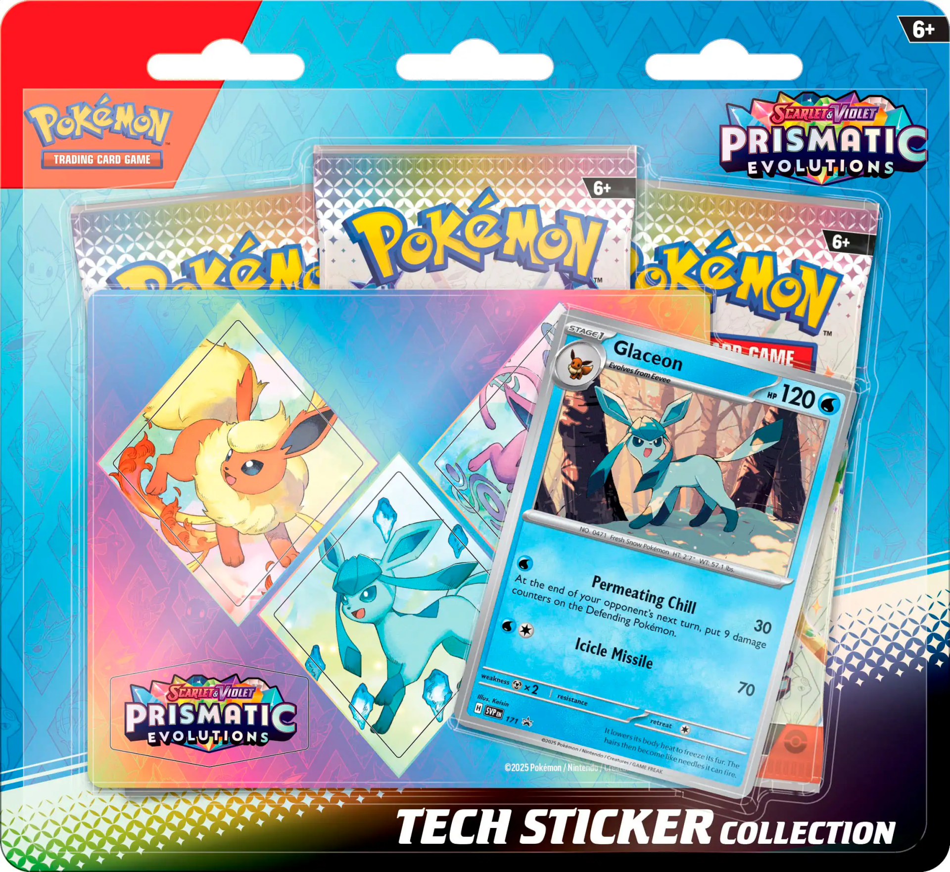 Pokemon TCG: Prismatic Evolutions Tech Sticker Collection