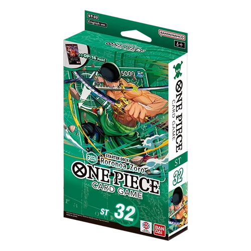 One Piece Card Game: Starter Deck Green Roronoa Zoro ST-32 front