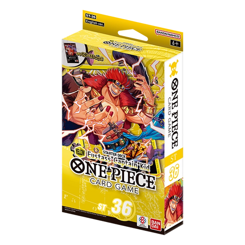One Piece Card Game: Starter Deck Yellow Eustass Captain Kid ST-36 front