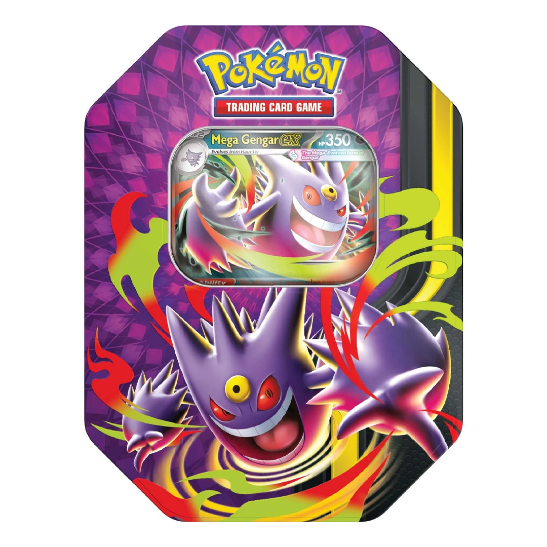 Pokemon TCG: Mega Moonlit Tin front
