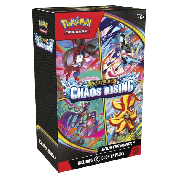 Pokemon Mega Evolution: Chaos Rising 6-Pack Booster Bundle