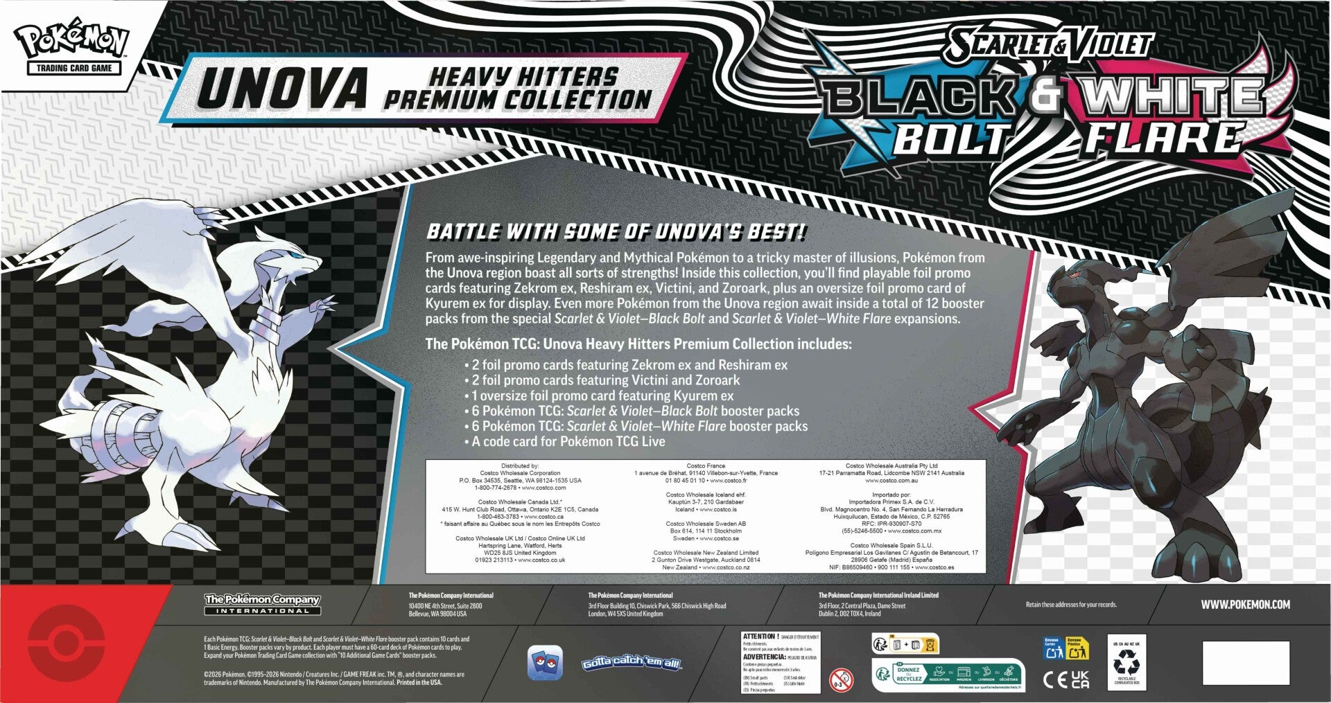 Pokemon TCG: Unova Heavy Hitters Premium Collection